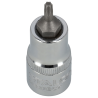 Klucz trzpieniowy Torx T25 55mm na nasadce 1/2" Stalco S-85795