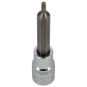 Klucz trzpieniowy Torx T25 100mm na nasadce 1/2" Stalco S-85815